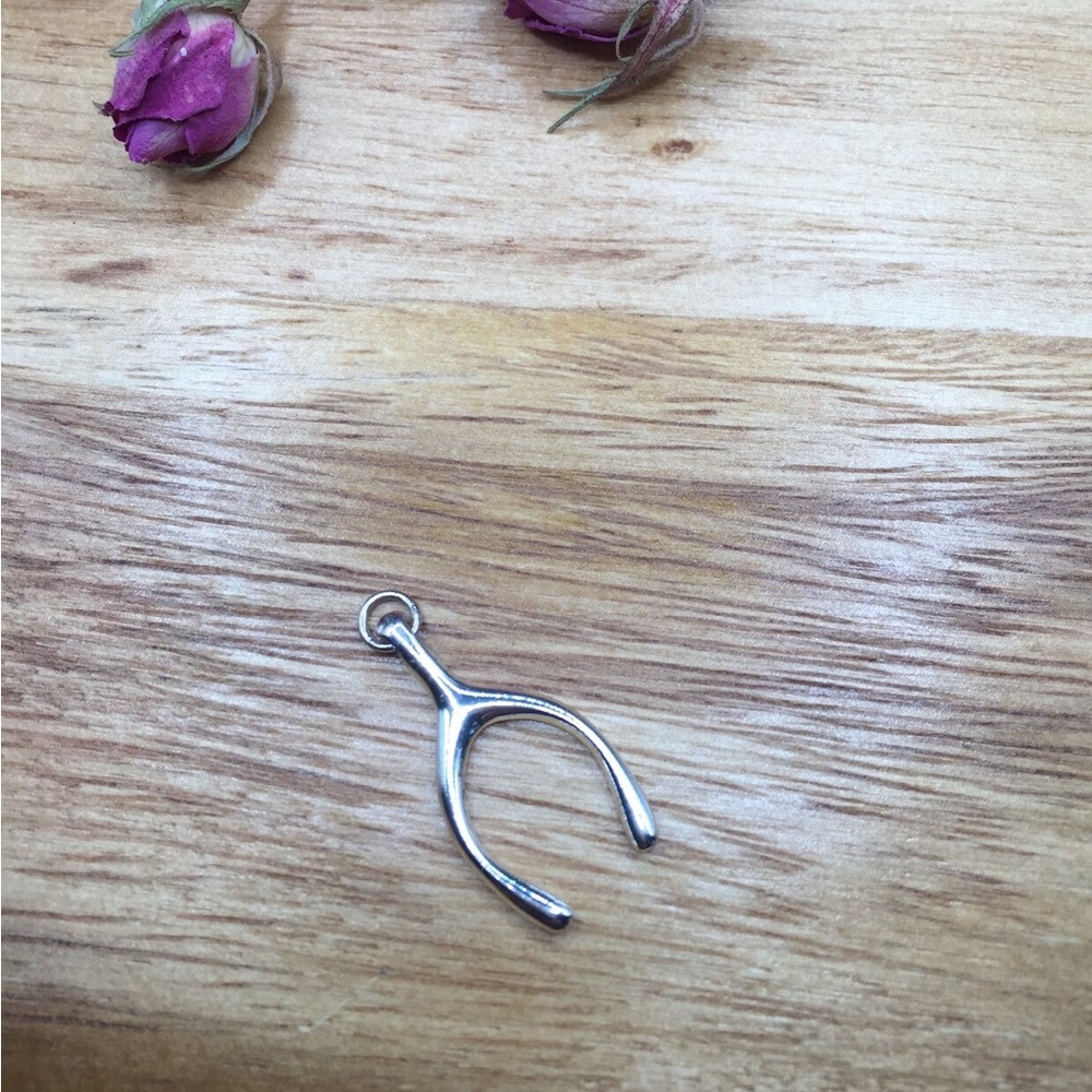 Wishbone charm (brand new) STERLING SILVER